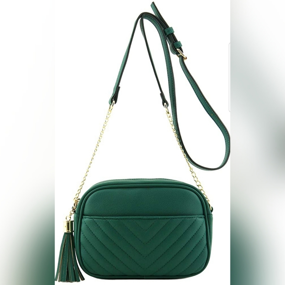 Crossbody Camera Bag with Tassel - Picture 1 of 4